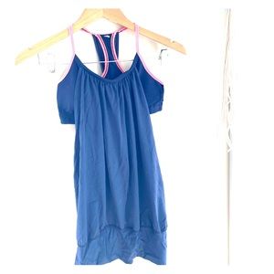 Lululemon tank with built in bra